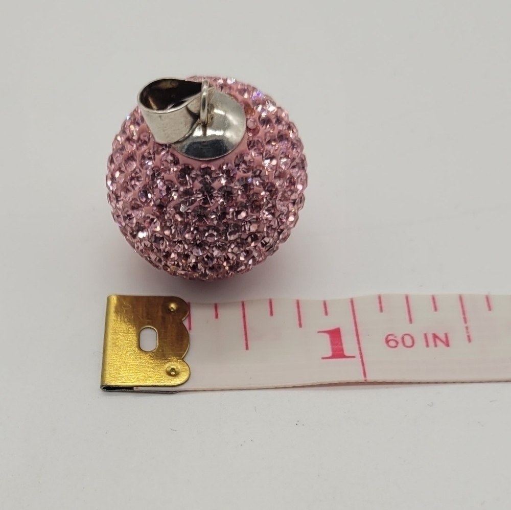 Ball-Shaped Pendant with Swarovski Crystal Elements - Picture 5 of 5